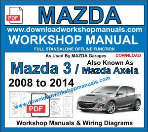 Mazda 3  Workshop Service Repair Manual pdf